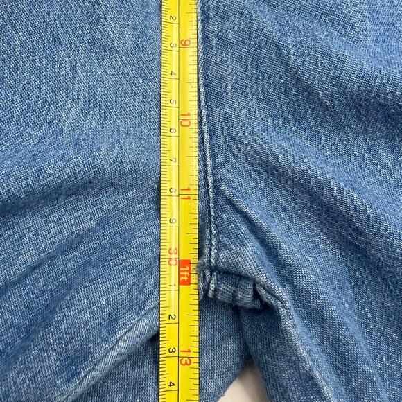 Vintage Denim Overalls Mandal Bay Printed Hens - Picture 7 of 11